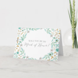 Convite Will You Be My Maid of Honor?