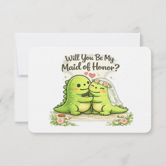 Convite Will you be my maid of honor bridal party proposal