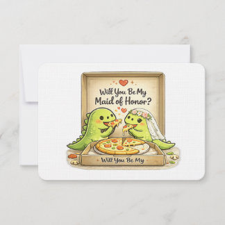 Convite Will you be my maid of honor bridal party proposal