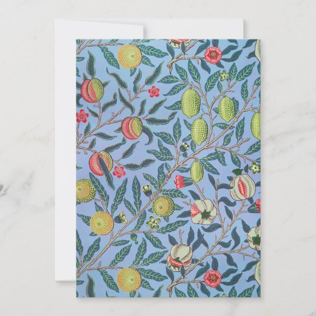 Convite William Morris Design (Frente)