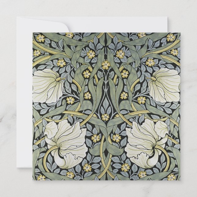 Convite William Morris - design do papel de parede do (Frente)