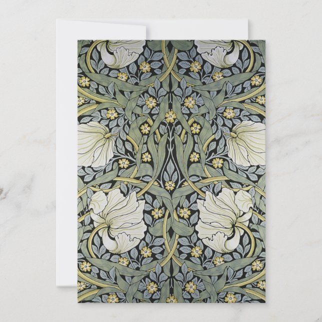 Convite William Morris - design do papel de parede do (Frente)