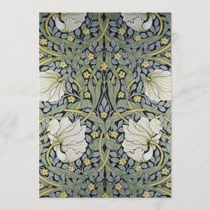 Convite William Morris - design do papel de parede do