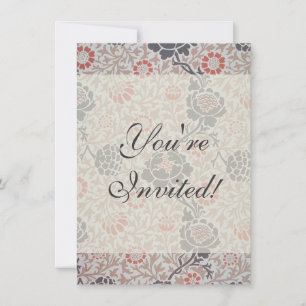 Convite William Morris Grafton Botanic Art Design