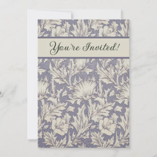 Convite William Morris Horn Poppy Classic Floral