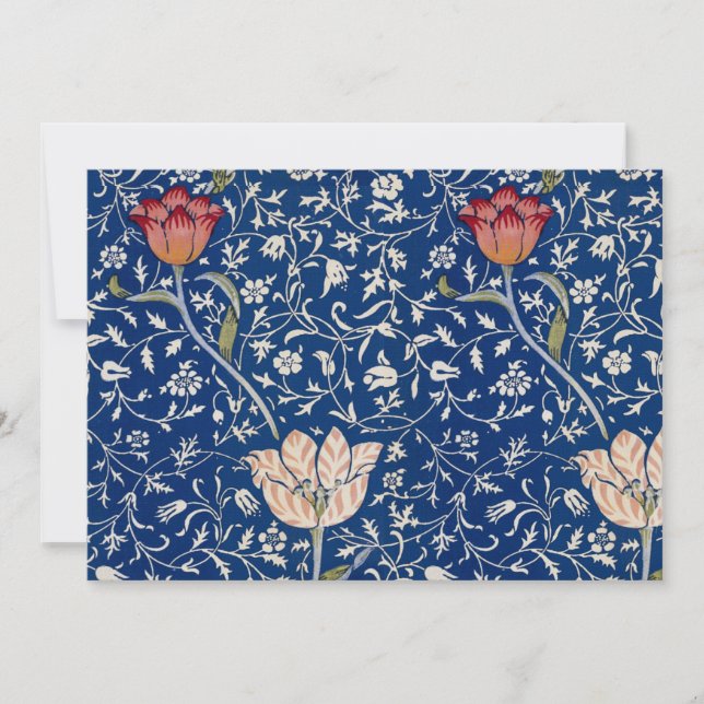 Convite William Morris Medway Pattern (Frente)