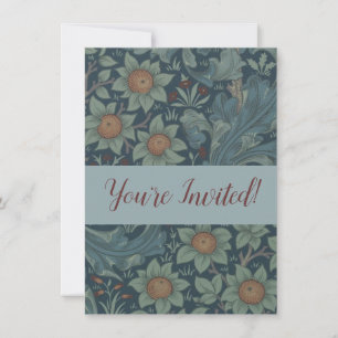 Convite William Morris Orchard Pattern Art