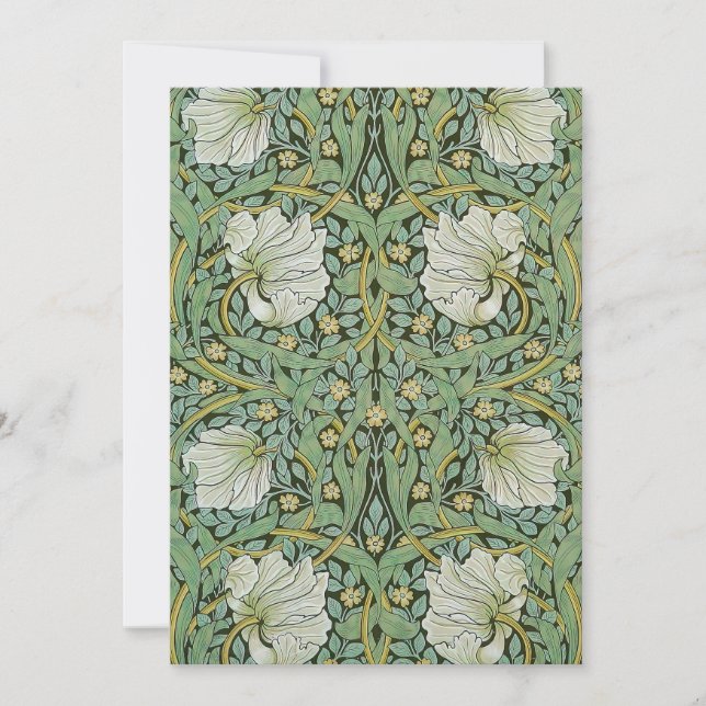 Convite William Morris - Pimpernel (Frente)