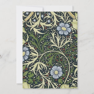 Convite William Morris Seaweed Pattern