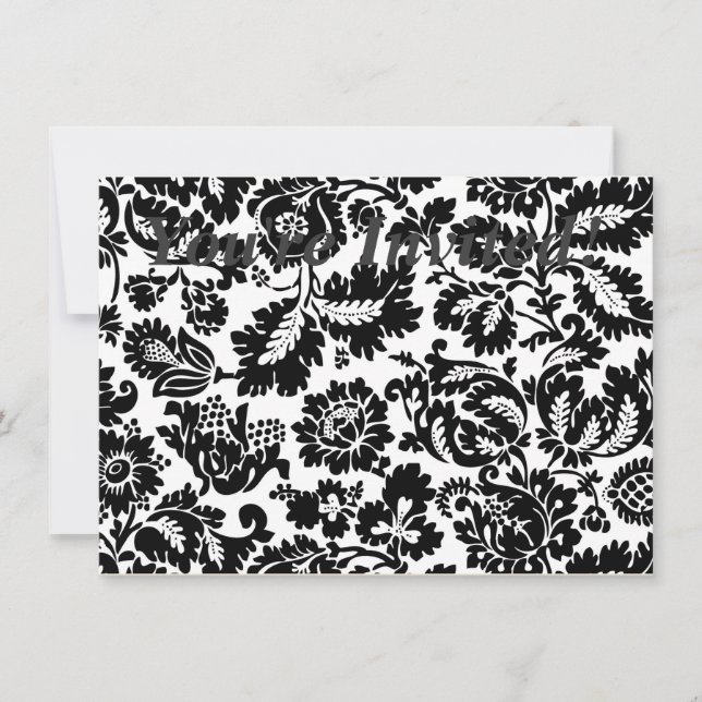 Convite William Morris Venetian Damask Brocade (Frente)