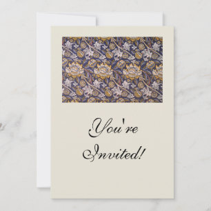 Convite William Morris Wey Floral Wallpaper Design