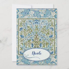 Convite William Morris & Wilhelmina Style Impressões