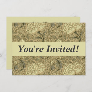 Convite William Morris Windrush Wallpaper Pattern