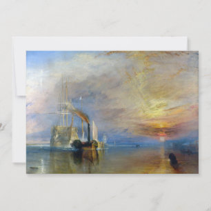 Convite William Turner - O Fighting Temeraire