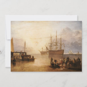 Convite William Turner - O Sol se Pondo Através do Vapor