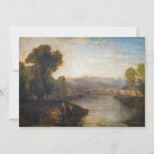 Convite William Turner - Vista da Colina e da Ponte de Ric