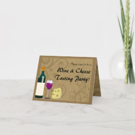 Convite Wine & Cheese Tasting Party Invitation Cards