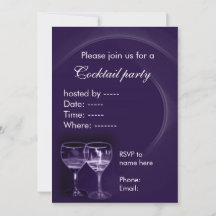 wine cocktail party invitations