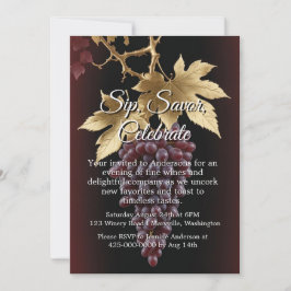 Convite Wine Tasting Invitation