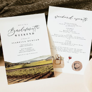Convite Winery Watercolor Napa Sonoma Valley California
