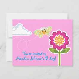 Convite Wing-Nutz™_Butterfly_doce & Festa de aniversário d