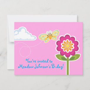 Convite Wing-Nutz™_Butterfly_doce & Festa de aniversário d