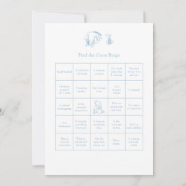 Convite Winnie the Pooh Find the Guest Bingo Card