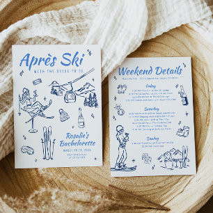 Convite Winter Apres Ski Bachelorette