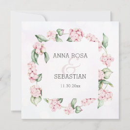 Convite *~* Winter Berry AR12 QR RSVP Boho Wedding