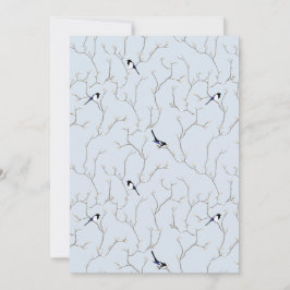 Convite Winter Birds