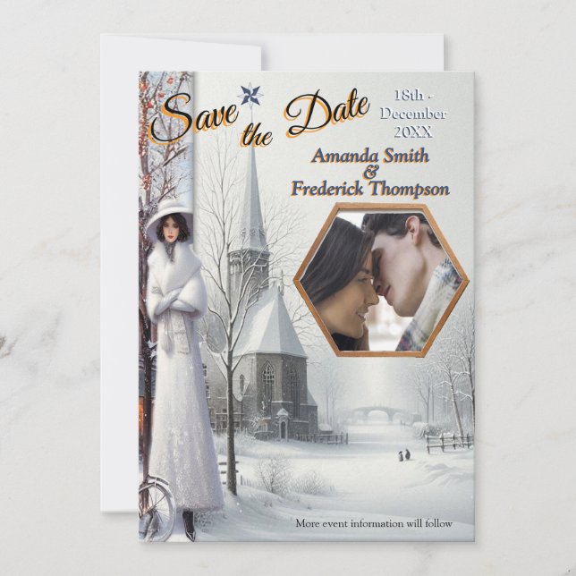 Convite Winter Celebrations in Amsterdam (Frente)