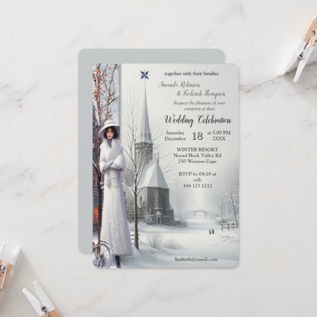 Convite Winter Celebrations in Amsterdam (Frente/Verso In Situ)