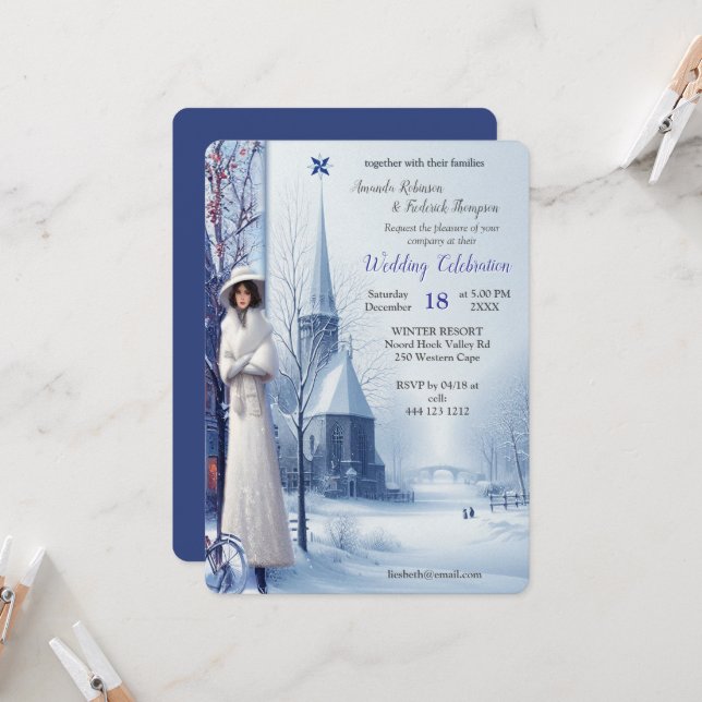 Convite Winter Celebrations in Amsterdam (Frente/Verso In Situ)