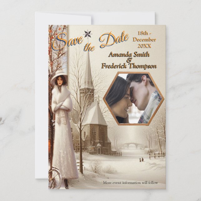 Convite Winter Celebrations in Amsterdam (Frente)