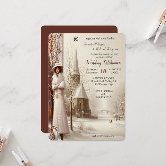 Convite Winter Celebrations in Amsterdam (Frente/Verso In Situ)