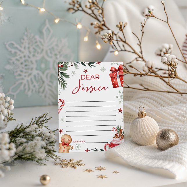 Convite Winter Cocoa Birthday Dear Card (Criador carregado)