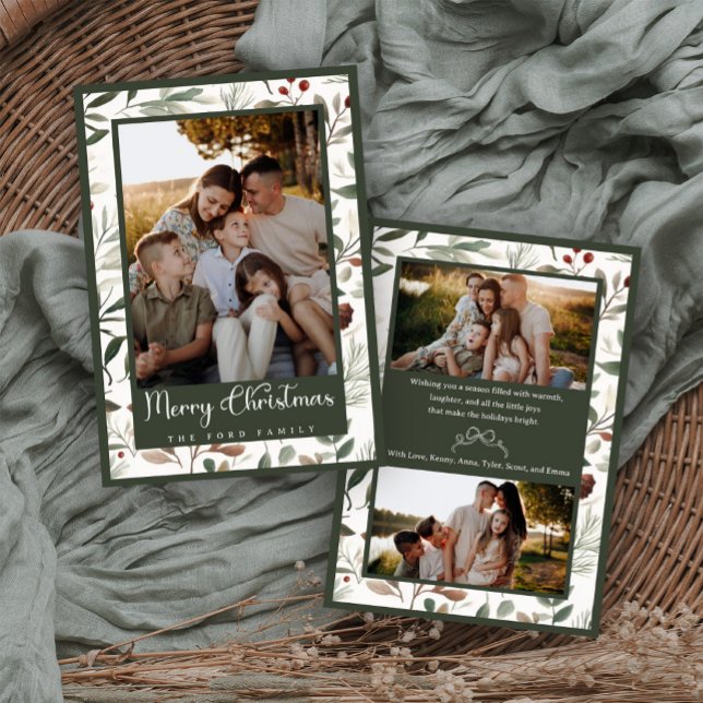 Convite Winter Fresh Christmas Card (Criador carregado)