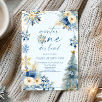 Winter Onederland Snowflake Party (Festa de primei