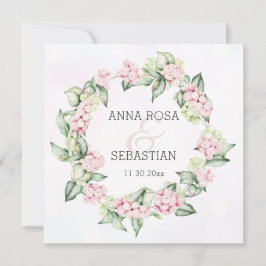 Convite *~* Winter Snow Berry AR12 QR RSVP Boho Wedding