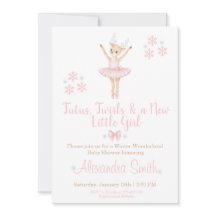 Winter Wonderland Baby Shower Invitation