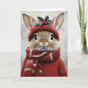 Convite Winter Wonderland Bunny