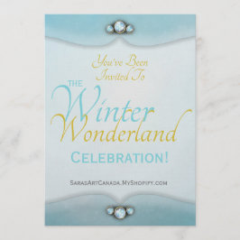 Convite Winter Wonderland Invitation
