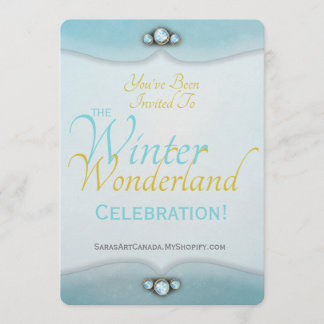 Convite Winter Wonderland Invitation