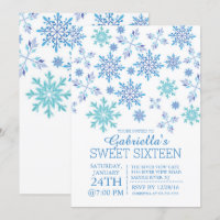 Winter Wonderland Snowflake Fleet Sweet Six Party