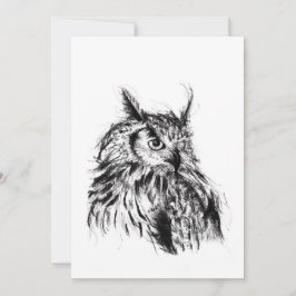 Convite Wisdom Owl