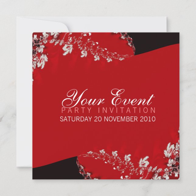 Convite Wisteria Fractal Invices (Frente)