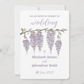 Convite Wisteria Wedding