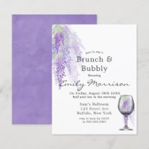 Wisteria Wine Glass Brunch & Bubble Invent