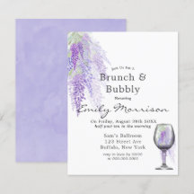 Wisteria Wine Glass Brunch & Bubble Invent