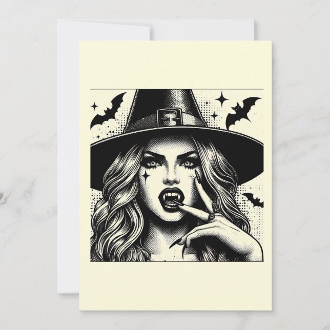 Convite witch (Frente)